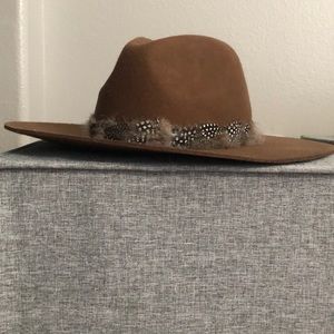 Zara wide brim hat